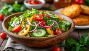 découvrez nos recettes faciles de salades fraîches parfaites pour accompagner vos accras de morue, alliant fraîcheur et saveurs exotiques.