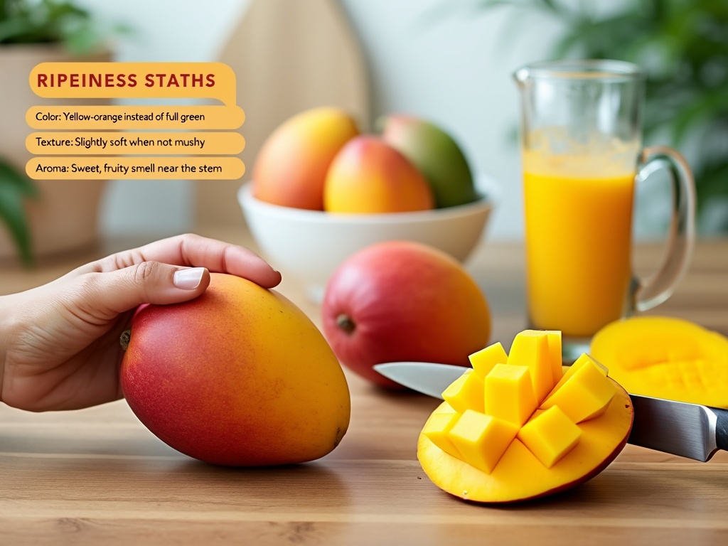 comment savoir si une mangue est mûre