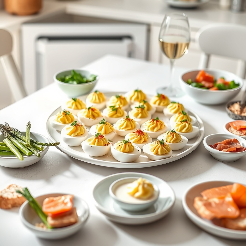 avec quoi accompagner des oeufs mimosa