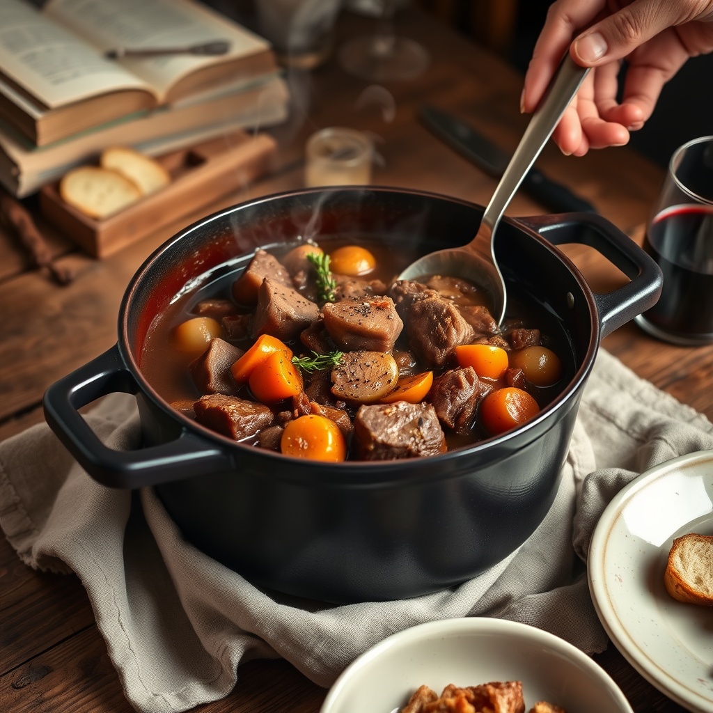 boeuf bourguignon recette de grand-mère