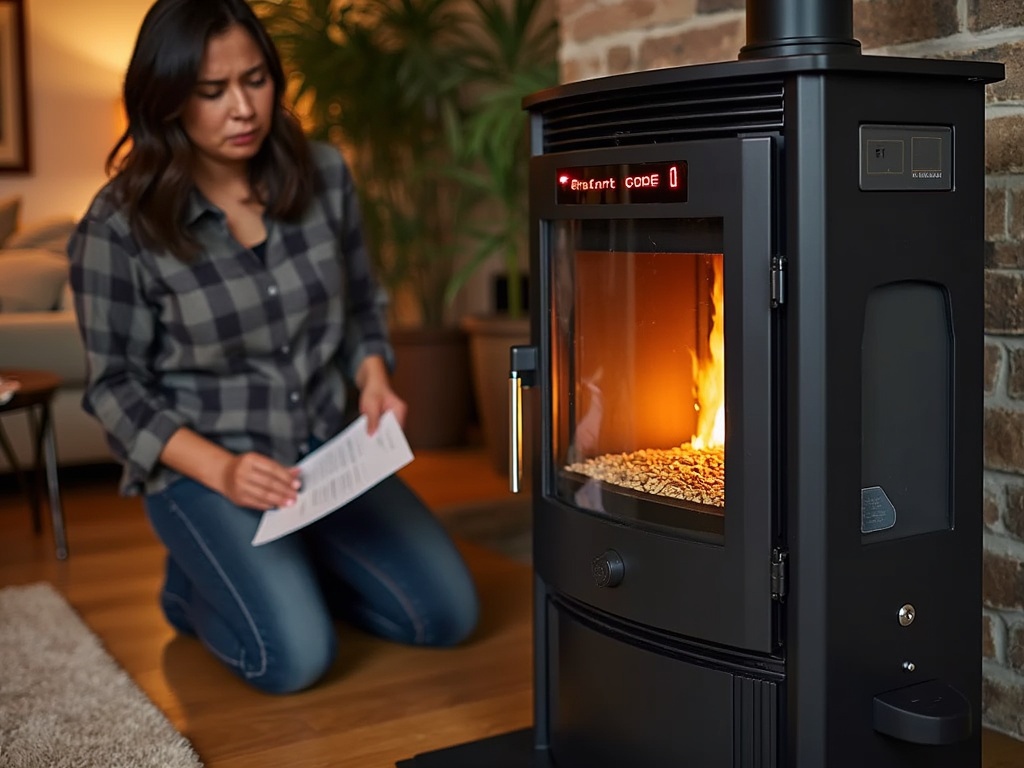 code erreur poêle à granulés