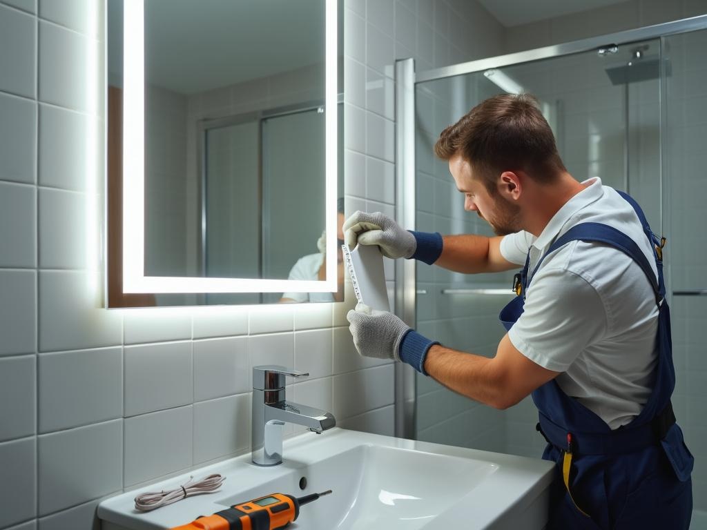 changer led miroir salle de bain