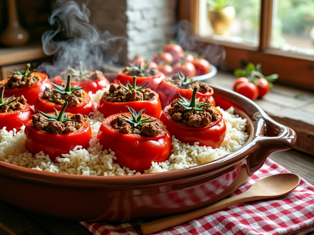 tomates farcies recette de grand-mère avec riz