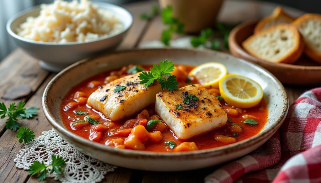 découvrez la recette grand-mère simple et authentique de la lotte à l'armoricaine, un plat savoureux aux saveurs traditionnelles bretonnes.
