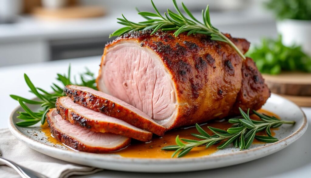 découvrez une recette simple et rapide de rôti de porc au cookeo, accompagnée d'un fond de veau savoureux pour un repas délicieux en un rien de temps.
