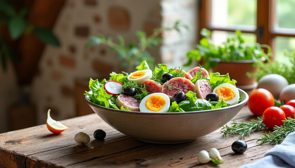 découvrez la recette traditionnelle gourmande de la salade pascale de provence, une spécialité riche en saveurs et parfaite pour célébrer pâques.