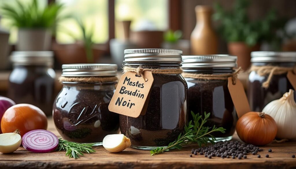 découvrez une recette facile de boudin noir en bocaux pour conserver maison, idéale pour savourer ce classique à tout moment.