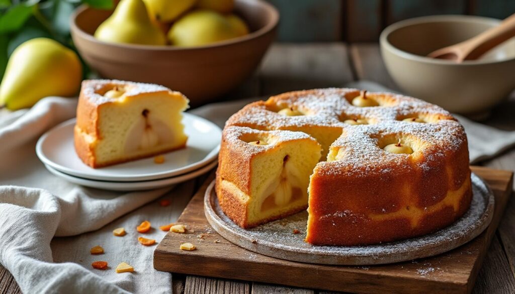 découvrez la recette facile et délicieuse du gâteau poire grand-mère, un dessert maison traditionnel qui ravira toute la famille.