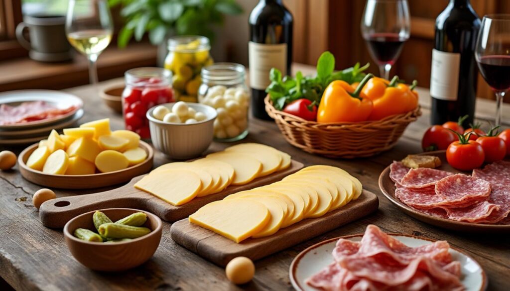 découvrez la liste de courses idéale pour une raclette réussie à 10 personnes avec tous les ingrédients essentiels à préparer.