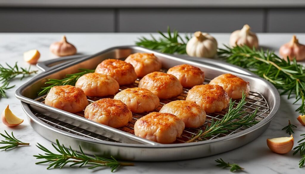 découvrez notre recette facile et rapide de crépinettes de porc au four, moelleuses à souhait pour un repas savoureux en toute simplicité.