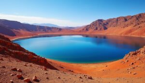 découvrez le lac du salagou, un site naturel exceptionnel situé à la latitude 43.6502211 et longitude 3.374165, idéal pour vos activités de plein air et vos balades au cœur d'un paysage unique.