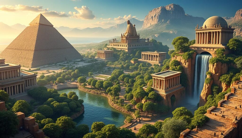 découvrez les 7 merveilles du monde antique et plongez dans leurs secrets fascinants, entre histoire, mystères et réalisations extraordinaires.