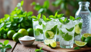 découvrez une recette simple et rapide de mojito pour 10 personnes, avec la liste complète des ingrédients et les étapes de préparation faciles à suivre.