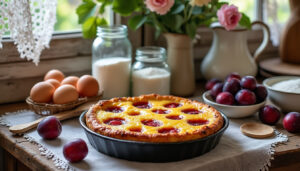 découvrez la recette facile et authentique du clafoutis mirabelle de grand-mère, un dessert traditionnel plein de saveurs et de douceur.