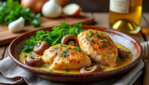 découvrez notre recette traditionnelle facile et savoureuse de poulet au vin jaune, un plat authentique pour régaler vos papilles.