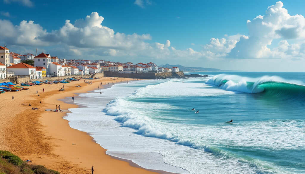 découvrez nazaré au portugal avec notre guide complet : plages paradisiaques, spots de surf réputés et richesse culturelle unique pour un séjour inoubliable.