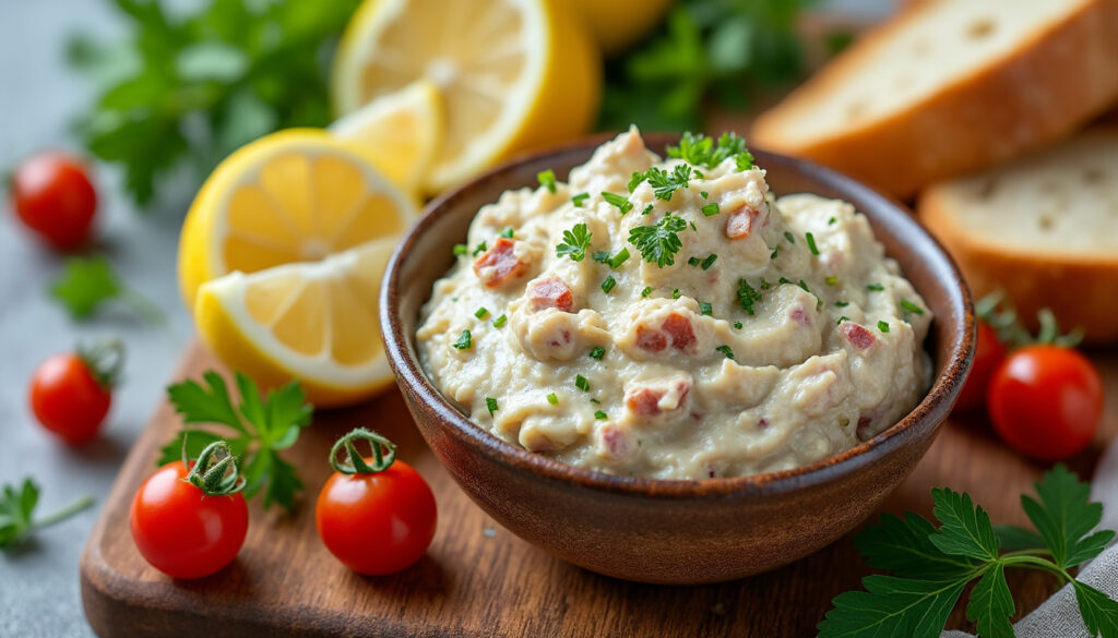 découvrez notre recette facile et rapide de rillettes de thon au fromage blanc, parfaite pour un apéritif gourmand et léger.