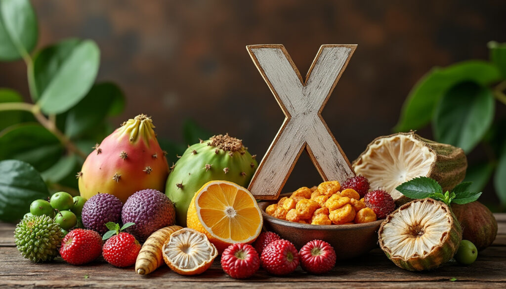 découvrez notre liste complète d'aliments en x, incluant des produits rares et exotiques pour enrichir votre cuisine et éveiller vos papilles.