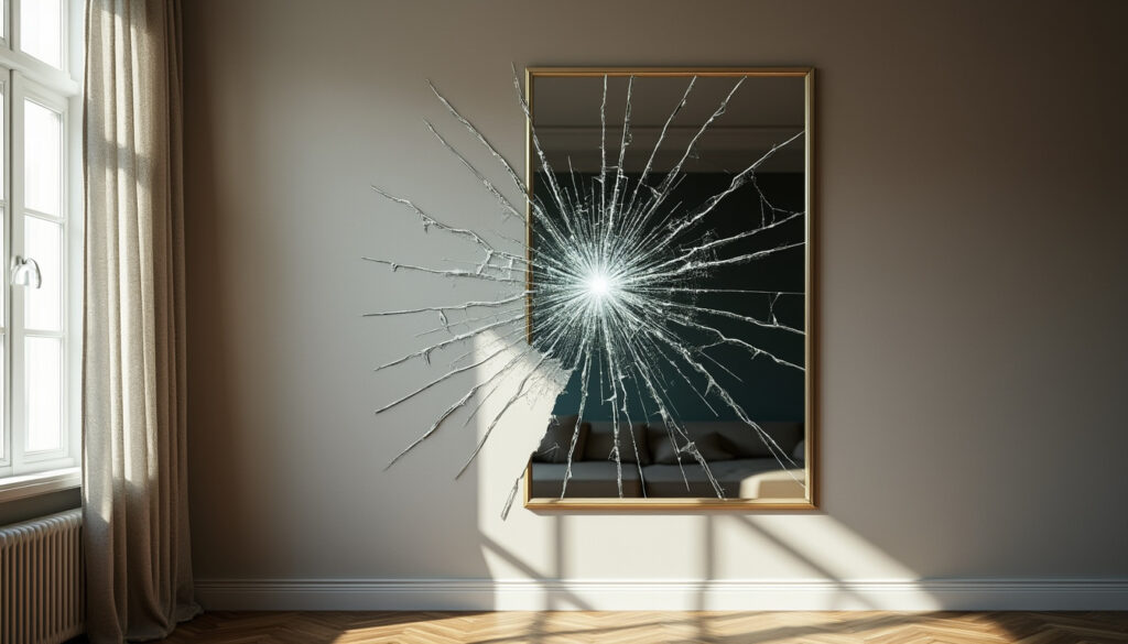 découvrez les causes possibles d’un miroir cassé tout seul et les croyances qui entourent cet événement, entre explications pratiques et significations symboliques.
