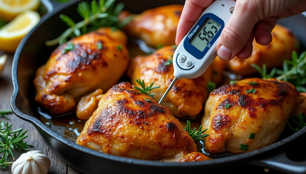 découvrez le temps de cuisson idéal pour des cuisses de poulet au four dorées et moelleuses, avec des conseils simples pour réussir votre recette.