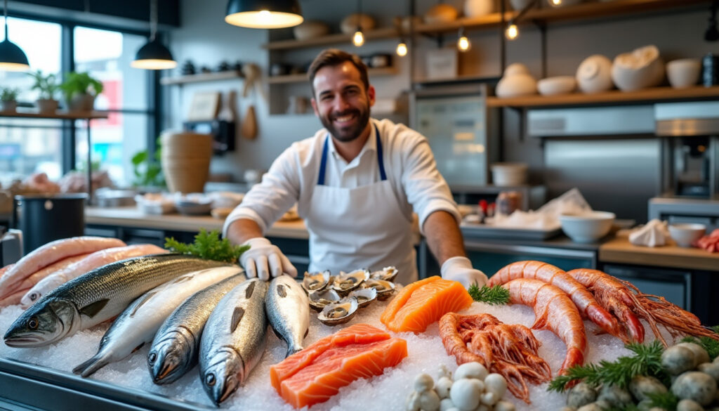 à caen, découvrez une sélection de poissons frais et profitez d’un service de qualité dans votre poissonnerie de proximité.
