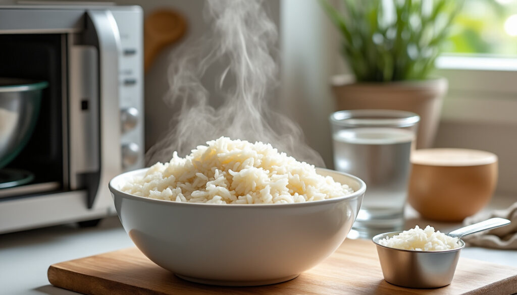 préparez un riz parfait au micro-ondes en seulement 5 minutes grâce à cette recette rapide et facile. dosage, cuisson et astuces pour réussir à tous les coups.