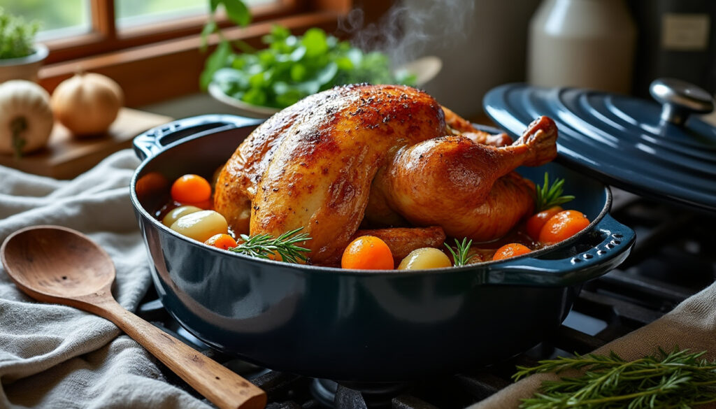 découvrez le temps de cuisson idéal d’une pintade de 1,5 kg en cocotte et nos conseils pour obtenir une viande tendre, savoureuse et bien cuite.